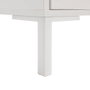 Hanah Home Mesa de Centro Blanco Diamante con Almacenamiento